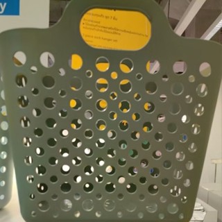 IKEA แท้ค่ะ SLIBB สลีบบ์ ตะกร้าผ้า, 24 ลิตร​