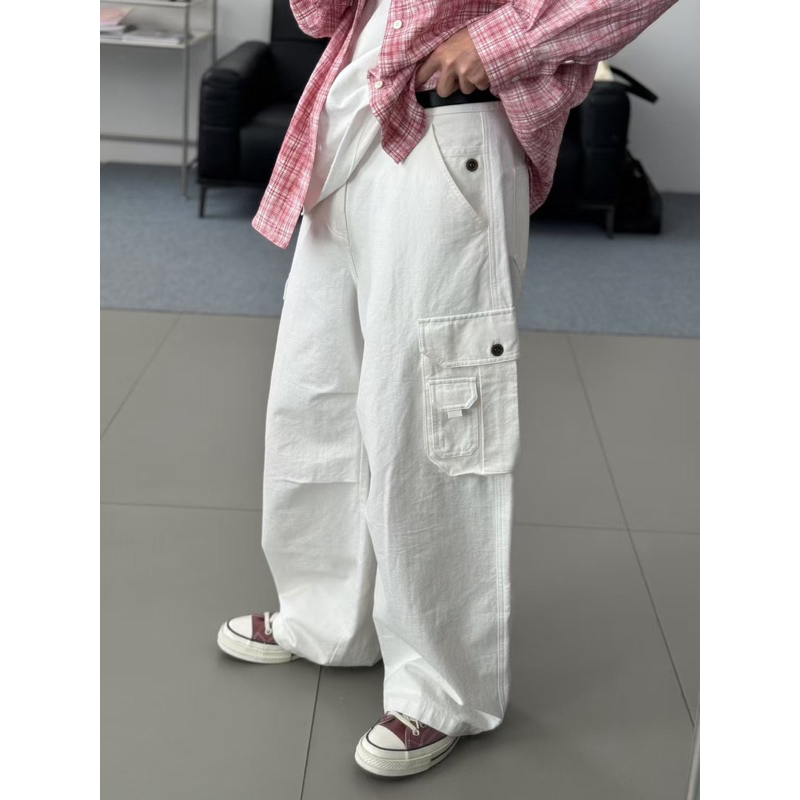 Baggy Cargo Jeans กางเกงขากระบอกใหญ่ทรงคาร์โก้ A10