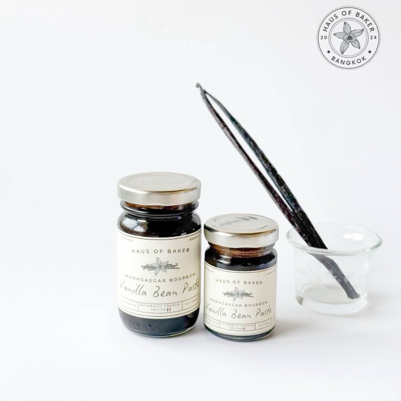 Madagascar Vanilla Bean Paste (TK Noir) วานิลลาบีนเพสท์ ทำจากฝักวานิลลาแท้ 100% สูตรเชฟขนมหวานฝรั่งเศส🇫🇷