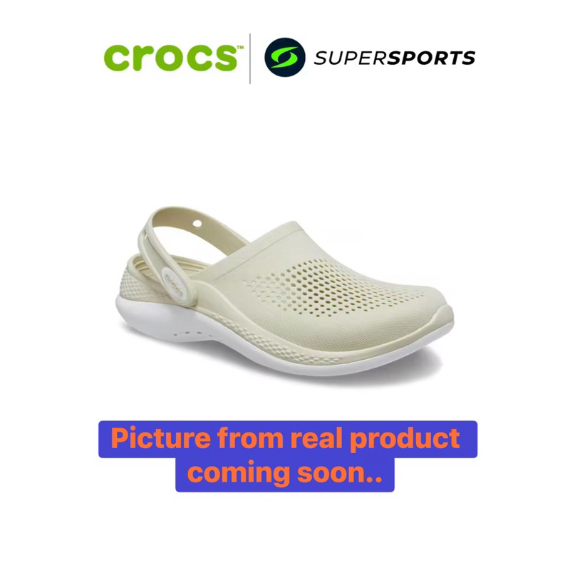 CROCS LiteRide 360 Clog Unisex รองเท้าลำลองผู้ใหญ่ 206708-2Y2 ไซส์ US M7/W9 (มือสอง)