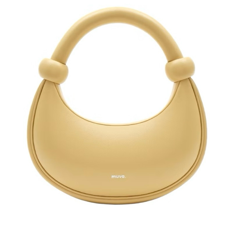 (พร้อมส่ง) กระเป๋า Jam Official Muva Croissant Mustard