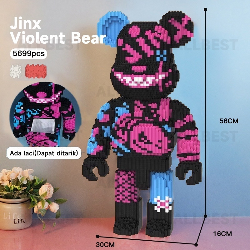 🌸ตัวต่อสุดน่ารัก🌸 นาโนบล็อกการ์ตูน 3D DIY สำหรับเด็ก - รูปที่ 7