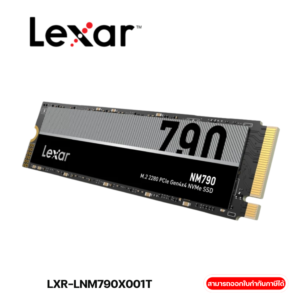 Lexar NM790 1TB Internal SSD (เอสเอสดี ภายใน) M.2 2280 PCIe NVMe Gen4×4 RW7400/6500 (LNM790X001T) -5