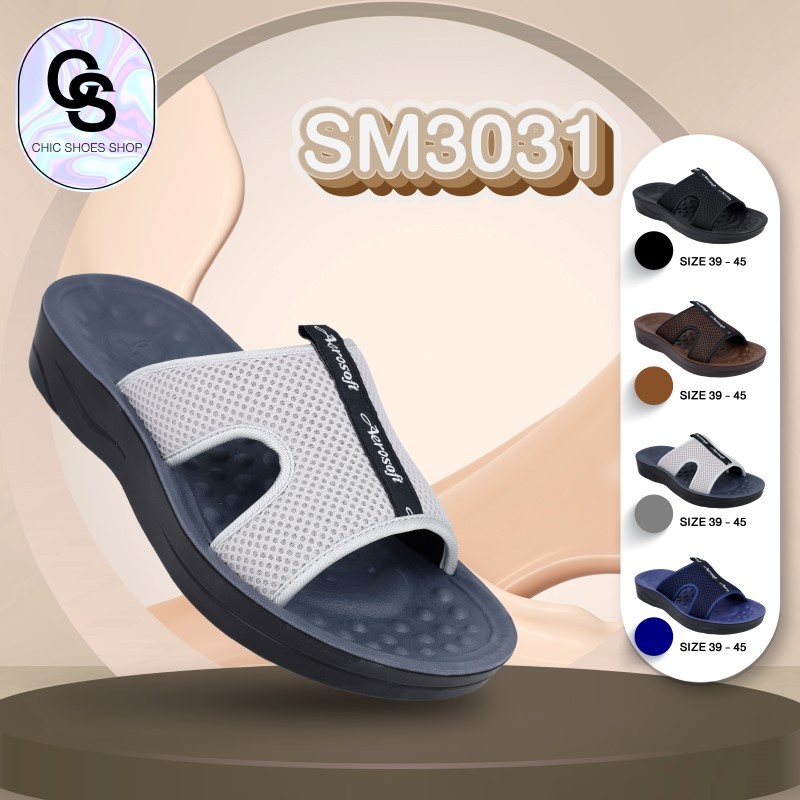 Aerosoft (แอโร่ซอฟ) รองเท้าแตะเพื่อสุขภาพ รุ่น SM3031