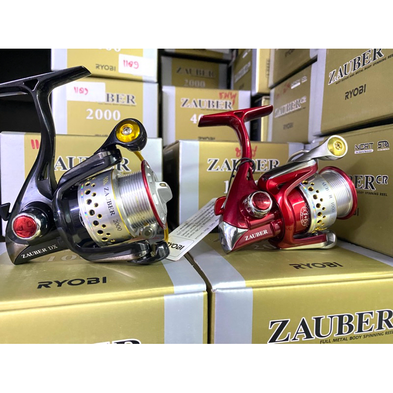 รอก Ryobi Zauber 1000 2000 3000 4000 รอกขายที่ดีตลอดกาล ตีเหยื่อปลอม หน้าดิน สายแข่ง สายเขื่อน หรือจ