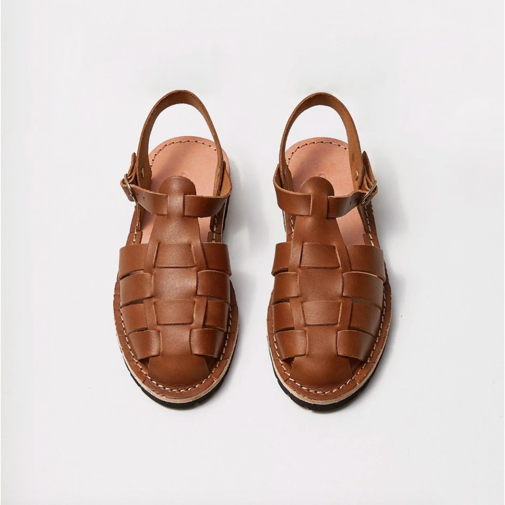 Copse รองเท้าหนัง Teak Sandal - Tobacco