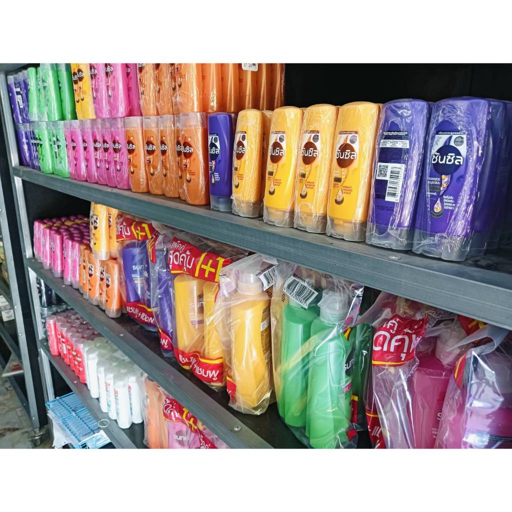 ซันชิล ขวดเล็ก 60 มล. SUNSILK แชมพู ครีมนวด แพค 6 ขวด
