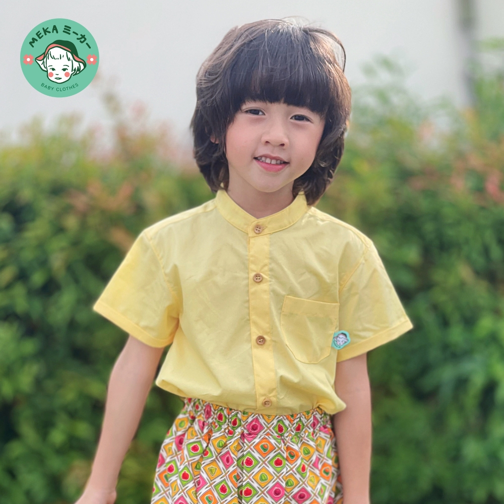 [พร้อมส่ง🇹🇭] เสื้อเด็กชาย คอจีน [18M-8Y] ชุดไทยเด็ก ผ้า 𝘾𝙤𝙩𝙩𝙤𝙣𝟭𝟬𝟬% เกรดพรีเมียม