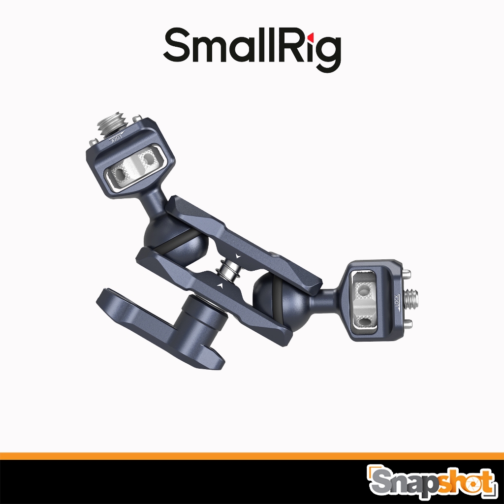 SmallRig 3874 Magic Arm with Dual Ball Heads (1/4”-20 Screw and ARRI locating Screw)