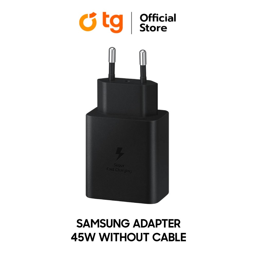 หัวชาร์จ Samsung adapter Fast Charging 45W WITHOUT CABLE Black (รับประกันศูนย์ 6เดือน)