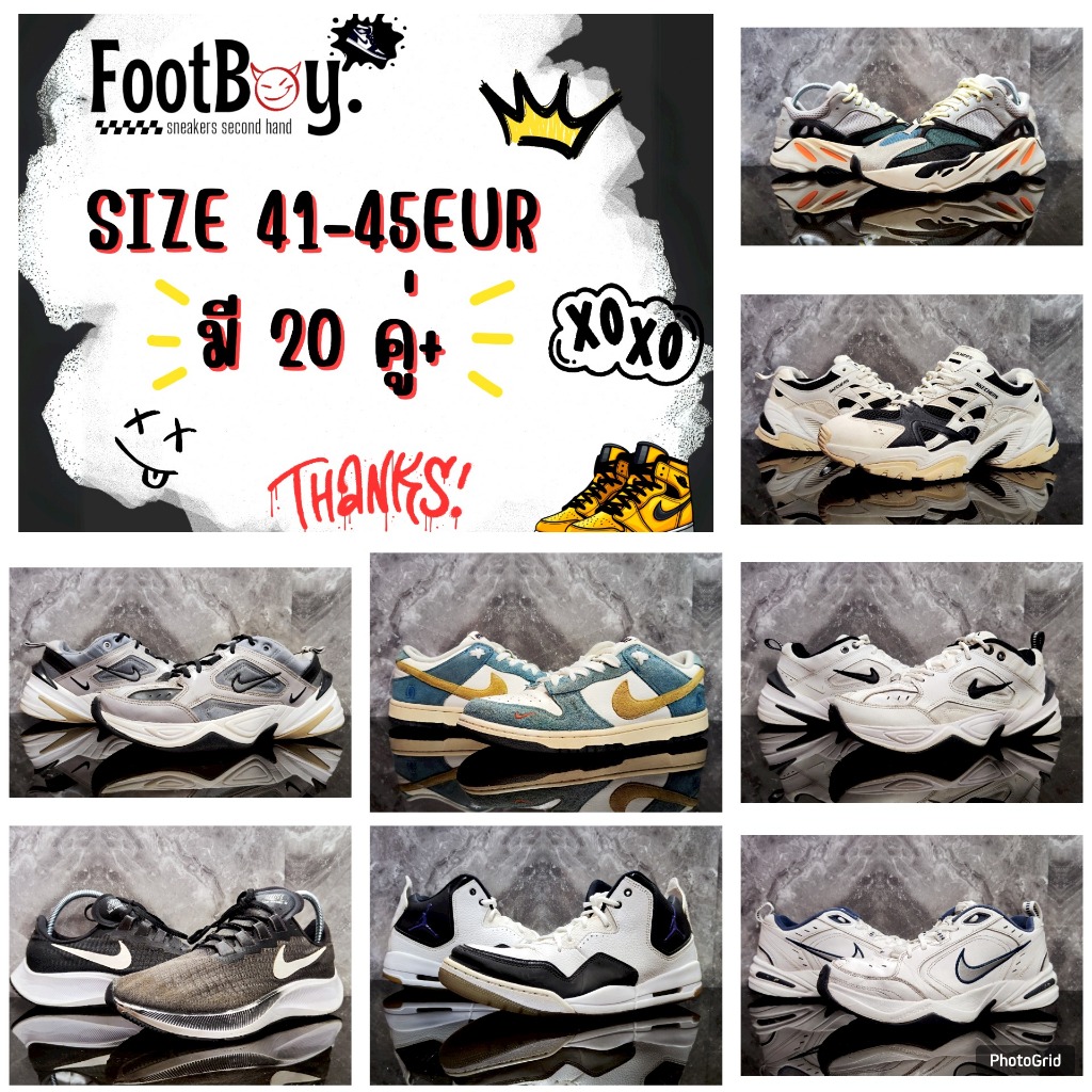 FootBoy รองเท้ามือสองของแท้ Size41-45Eur