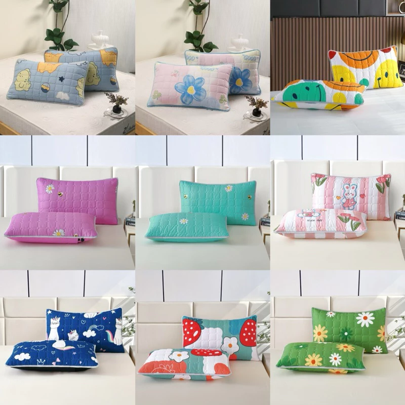 ปลอกหมอนหนุน 19x29 นิ้ว ลายดอกไม้
