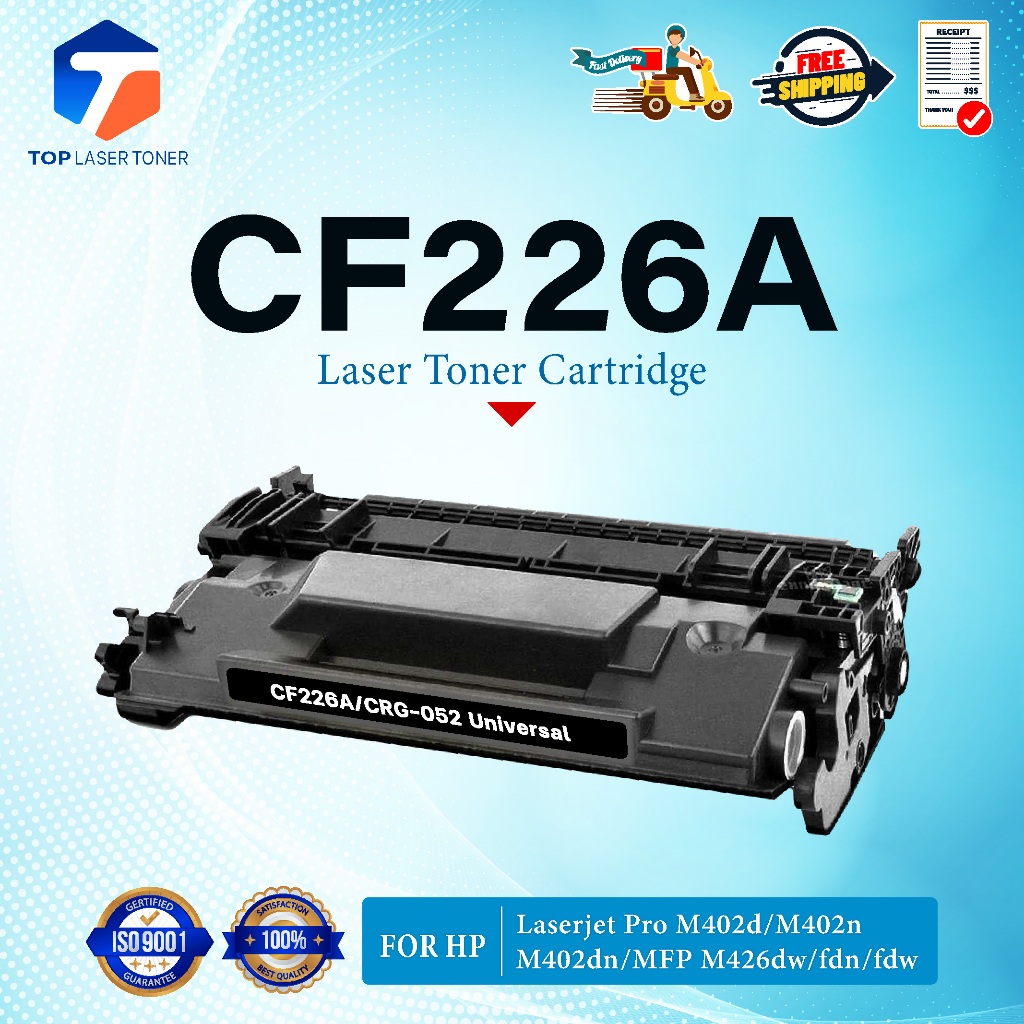 หมึกเทียบเท่า 226A CF226A CF-226A 26A 226 26 (CRG052) FOR HP LaserJet Pro M402 M426
