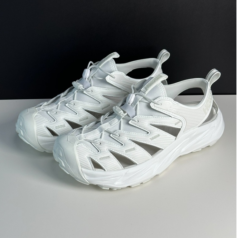 【ของแท้ 100 %】รองเท้าแตะกีฬา HOKA ONE ONE Hopara OG ยูนิเซ็กส์ สีขาว 1123112-WHWH