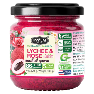แยมอิ่มใจ Low Sugar 200 g. วีแกน Vegan "Happy Balance Series"