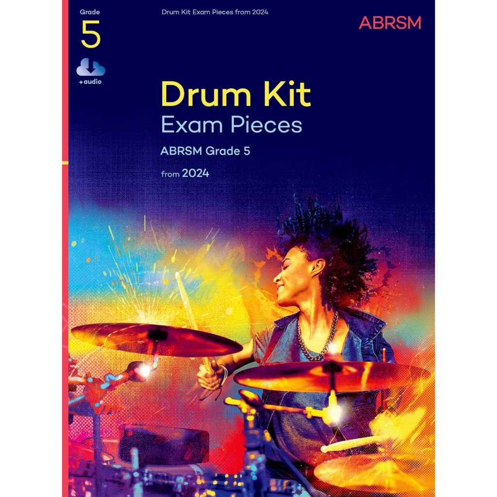 Drum Kit Exam Pieces from 2024, Grade 5 (ABRSM Exam Pieces) (9781786016195)