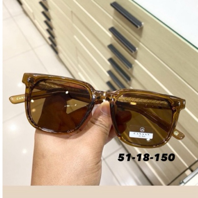 แว่นกันแดด สไตล์วินเทจ สุดฮิต  เเบรนด์canaan สั่งตรงจากโรงงาน กัน UV400 สามารถนำกรอบเปลี่ยนเลนส์สายตาได้