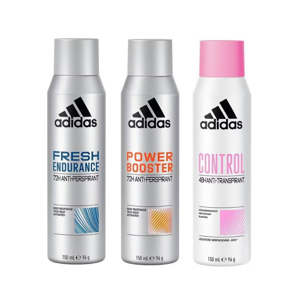 ADIDAS - Power Booster Spray สเปรย์ระงับกลิ่นกาย ขนาด 150 มล.