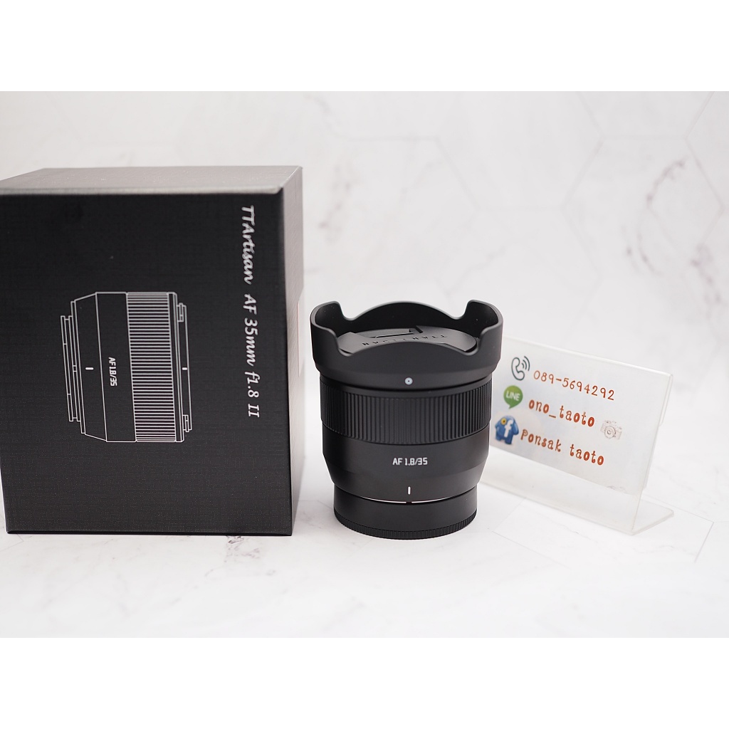 (ขาย) เลนส์ Ttartisan 35mm F1.8 II สำหรับกล้อง Fuji เลนส์ฟิกส์ออโต้ ถ่ายหน้าชัดหลังเบลอ สภาพเหมือนให