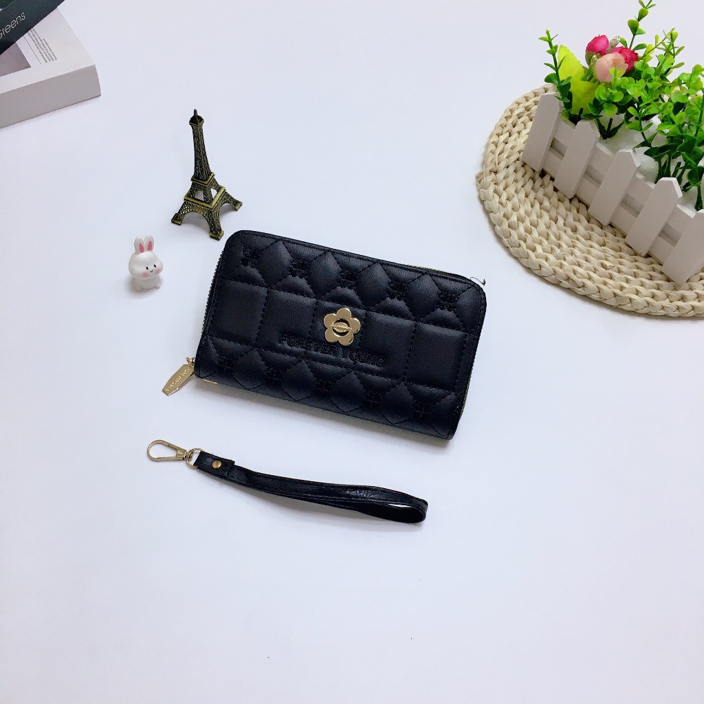 กระเป๋าสตางค์ใบกลางมีช่วงใส่บัตรงทั้งหมด4ช่อง 📌วัดสุด:หนังPU#M14