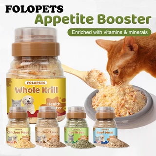 Folopets หลากหลายรสชาติแป้งแห้งแช่แข็งเพิ่มความอยากอาหารสำหรับแมว และสุนัข