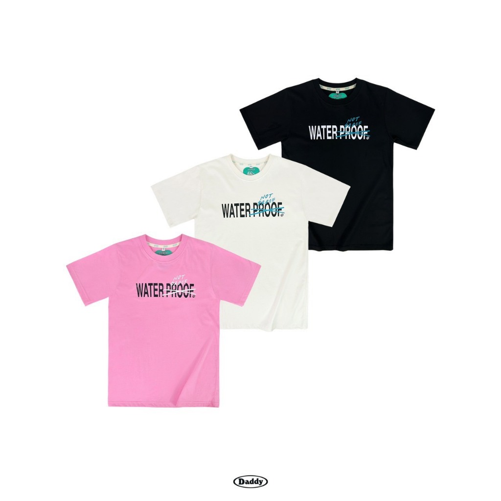 DADDY ( SM ) |  Water Proof T-shirt เสื้อยืด สุดน่ารัก