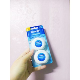 ไหมขัดฟัน ออรัลบี Oral-Bเอสเซนเชียล ฟลอส 50mแพ็คคู่