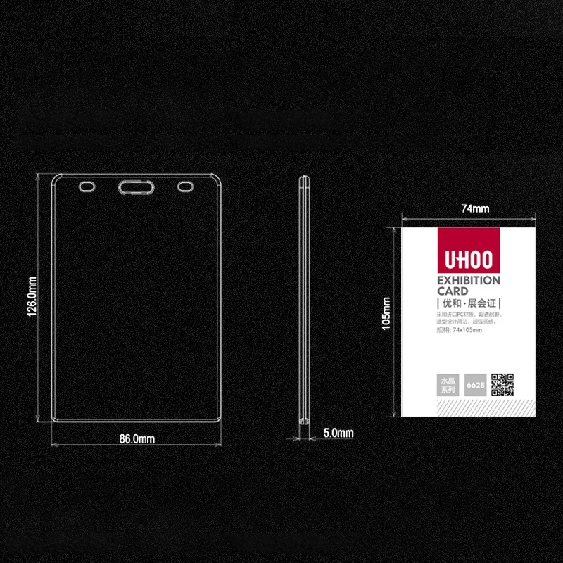 ป้ายชื่อพนักงาน กรอบใส่บัตรแข็งใส แนวตั้ง แนวนอน thumbnail 5