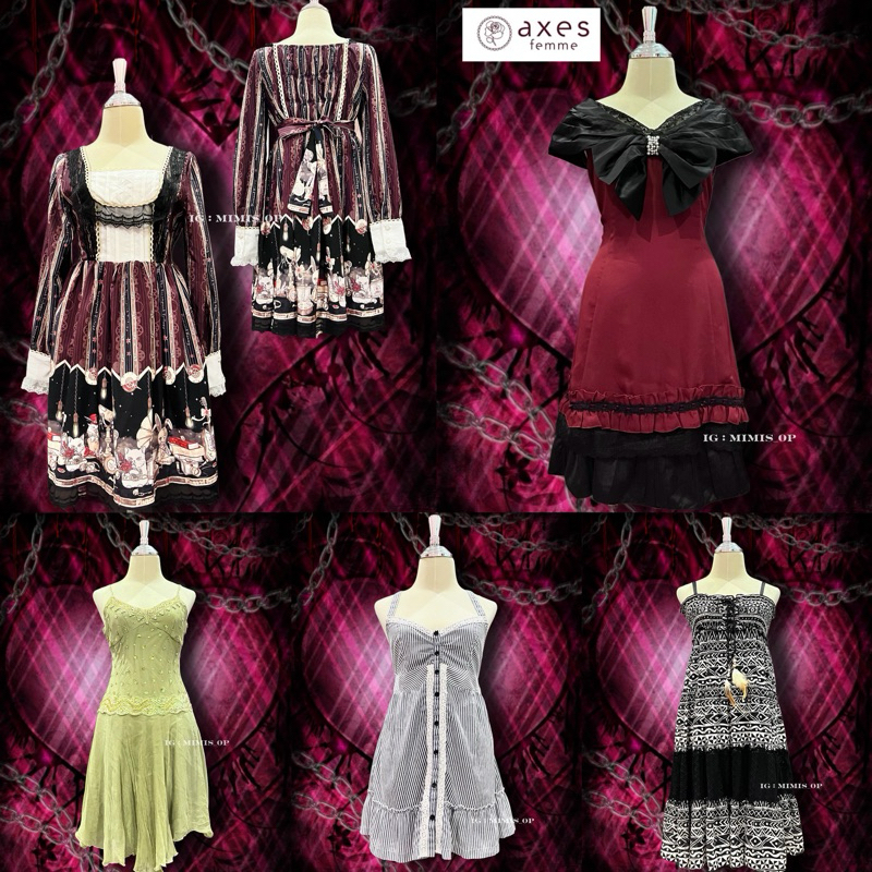 ❤️รวมเดรส เดรสโลลิต้า ญี่ปุ่นมือสอง axes femme