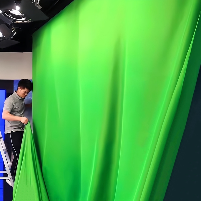 【ร้านแฟลกชิพ】GRTS ฉากเขียว green screen ฉากถ่ายรูป กรีนสกรีน ฉากถ่ายรูป ผ้าเขียว Roll up ไฟสตูดิโอ camera stand