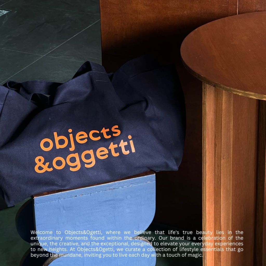 Objects&Oggetti - ถุงผ้าแบกบ้าน Dark Navy