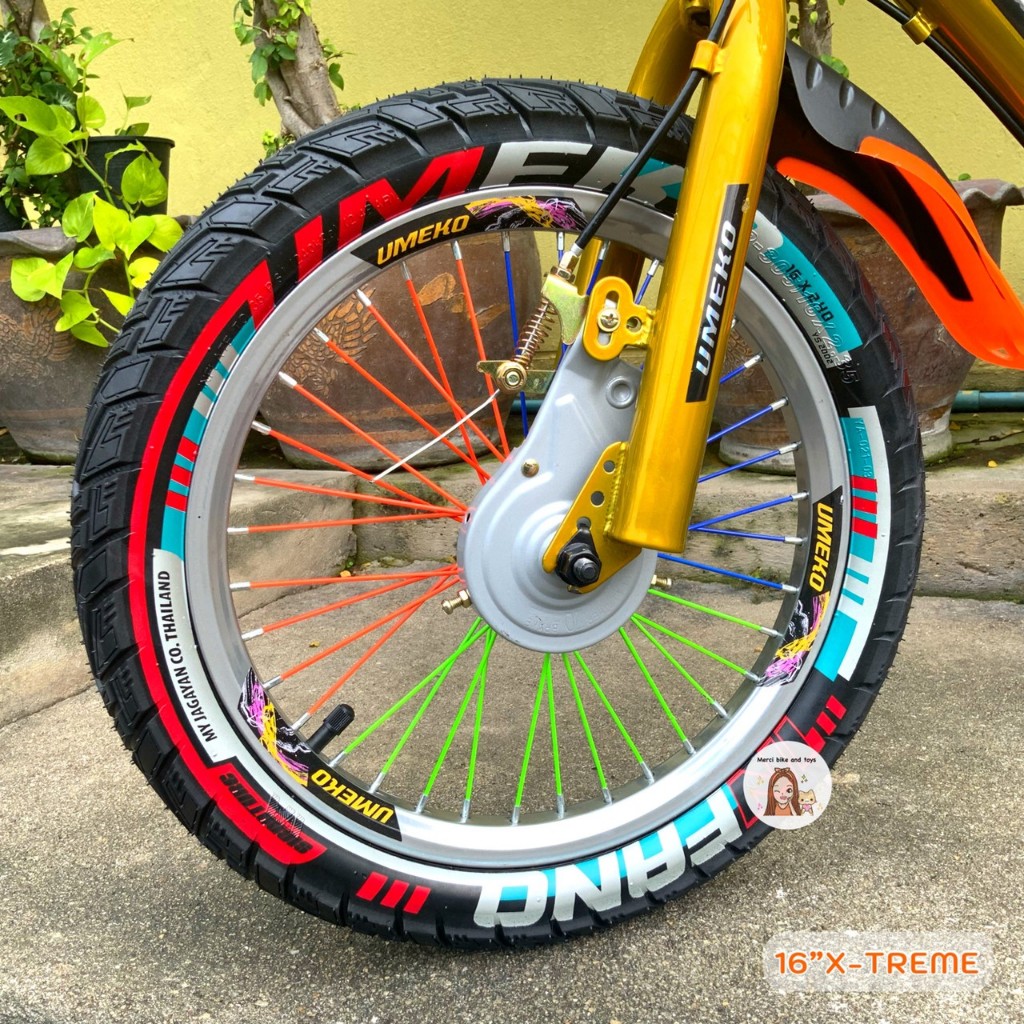🔥ใหม่ล่าสุด🔥 จักรยานเด็ก 16นิ้ว X-TREME Umeko Haro ฮาโร่ จักรยานเด็กเท่ห์ ผู้ชาย จักรยานเด็กโต - รูปที่ 4