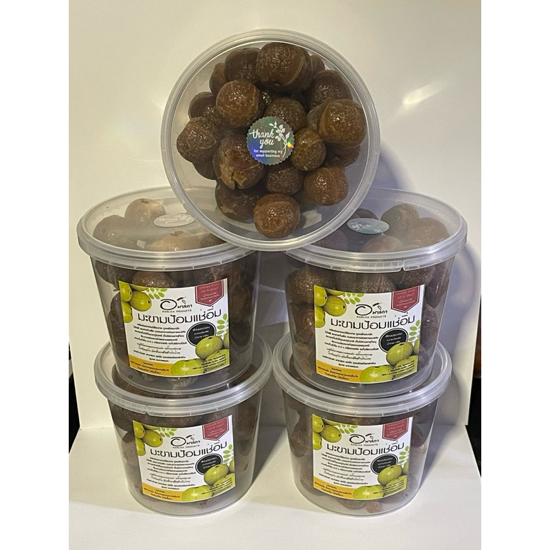 มะขามป้อมแช่อิ่มกระปุก 500 กรัม