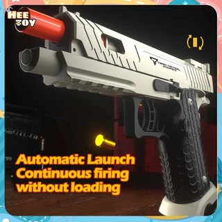 กึ่งอัตโนมัติ Glock 1: 1 จำลองการยิง CS ของเล่นปืนของเล่นเชลล์สำหรับเด็ก