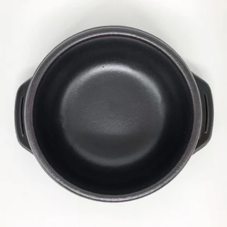 뚝배기 Korea Clay Pot หม้อหินเกาหลี หม้อดินเผาเกาหลี ชามหินเกาหลี พร้อมถาดรองกันร้อน นำเข้าจากเกาหลี