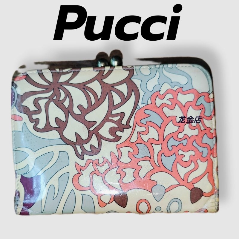 กระเป๋าสตางค์Pucciแท้มือสองญี่ปุ่น