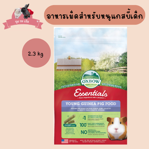 Oxbow อาหารเม็ดสำหรับแกสบี้เด็ก