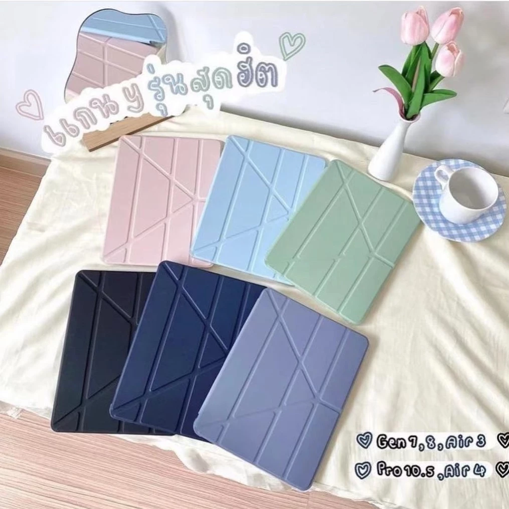 เคสซิลิโคนไอแพด mini1234567 Air4/5/6/7 gen10/gen11เคสไอแพด for pro11 10.2 gen7/8/9 Air3 gen5/6 Air1/2 ไม่มีช่องใส่ปากกา