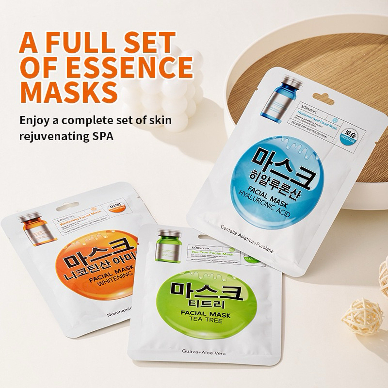 มาส์กเกาหลี ชุ่มชื้นอิ่มน้ำ ควบคุมความมัน ช่วยให้ผิวกระจ่างใส ขนาด 25 ml