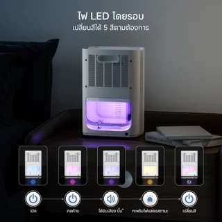 Simplus LiteDryC4 เครื่องลดความชื้น 1L ขนาดกะทัดรัด ใช้ในออฟฟิศ บ้าน ดูดความชื้น เสียงเงียบ ประหยัดพลังงาน CUSH004