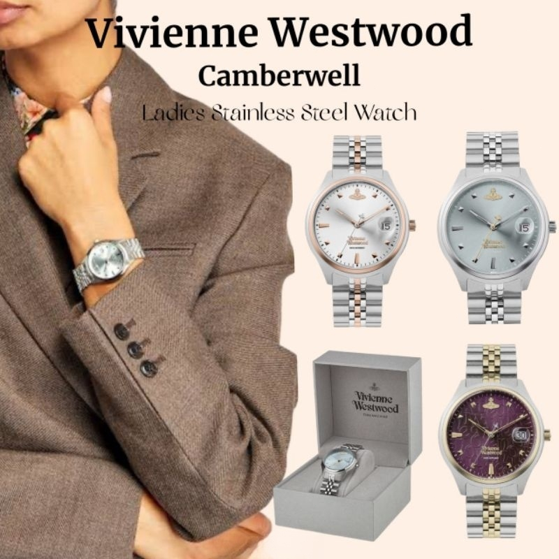 พร้อมส่ง️นาฬิกา️Vivienne Westwoood Camberwell  ของแท้ VV261LBLSL VV261SLSR VV261BYSG 37mm