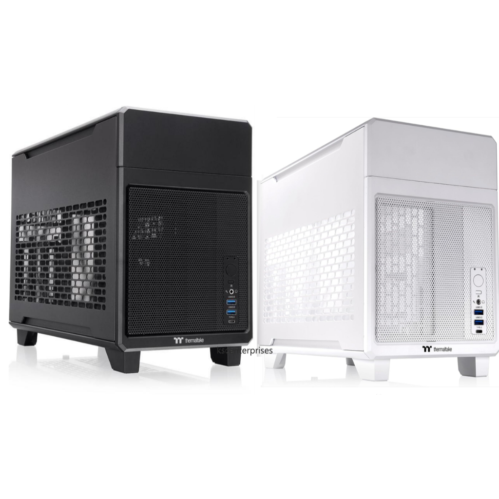 ส่งด่วน CASE (เคส) THERMALTAKE TR100 Snow / Black Mini Tower Chassis ITX - CA-11A-00S6NN-00