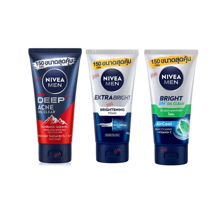 NIVEA Men Foam นีเวีย โฟมล้างหน้า 150 g