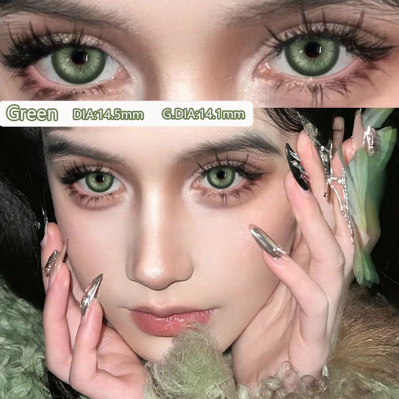 คอนแทคเลนส์เปลี่ยนสีตา คอนแทคเลนส์（contact lens）คอนแทคเลนส์สี SET แบ่งขาย 1 คู่ LiLi Sugar คอนแทคเลน