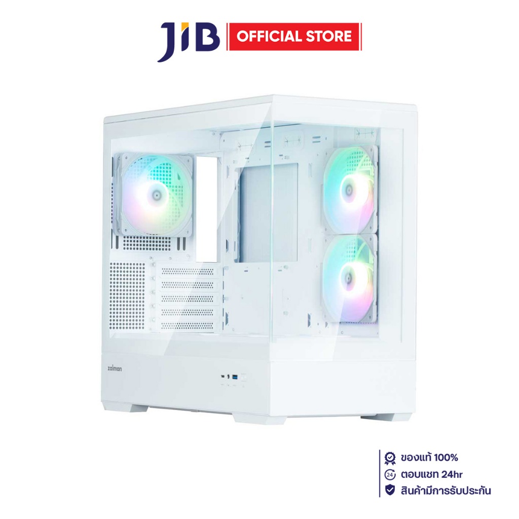 CASE (เคส) ZALMAN P30 WHITE V2 (MICRO-ATX)