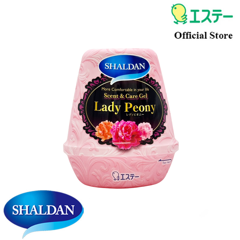 Shaldan Scent & Care Gel Air Freshener: Lady Peony เจลหอมปรับอากาศ กลิ่นเลดี้พีโอนี