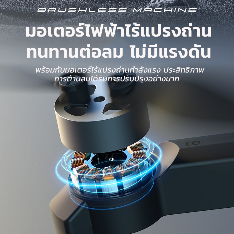 2025 brushless drone โดรนบังคับ โดรนถ่ายภาพทางอากาศ 4k HD กลับอัตโนมัติที่  กล้องคู่ wifi 5G โดรนบิน ไร้แปรงถ่าน