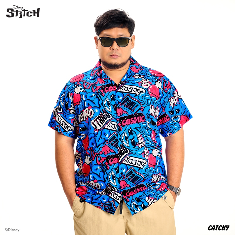 เสื้อฮาวาย STITCH ไซซ์ใหญ่ [BERRER OFFICIAL STORE]