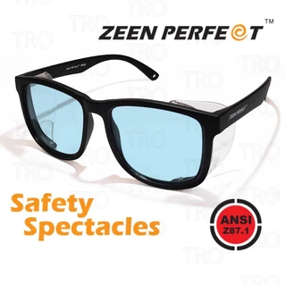 แว่นเซฟตี้ ZEEN PERFECT 92357 foldable & changable side-guard พับ-ถอดเปลี่ยนได้ ANSI Z87.1 USA s.d.