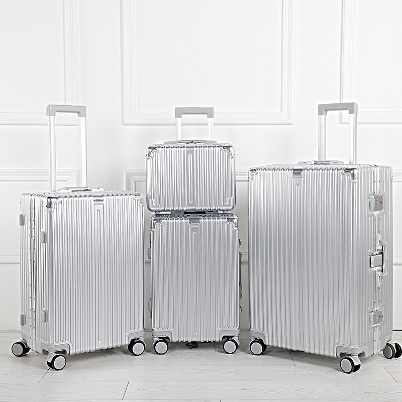 TIKE【รับประกัน 2 ปี】กระเป๋าเดินทางล้อลาก โครงอะลูมิเนียม วัสดุ PC Luggage 20/24/28นิ้ว